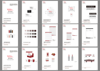 企業(yè)VI視覺識別系統(tǒng)部分展示 構筑專業(yè)品牌視覺形象