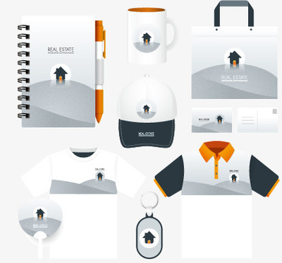 矢量企業(yè)辦公用品VI設計 塑造專業(yè)企業(yè)形象的藝術